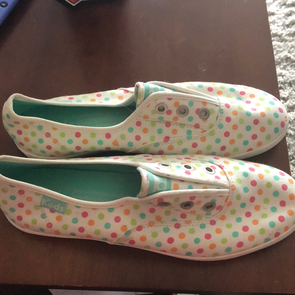 Keds Women’s Multi-Colored Polka Dot Tennis Shoes